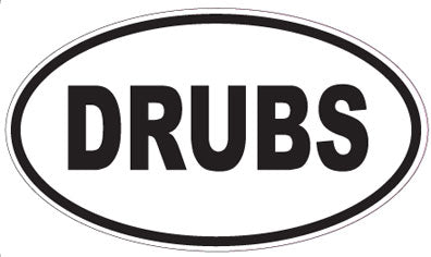 DRUBS - Oval Magnet