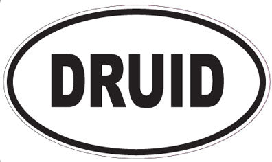 DRUID - Oval Magnet
