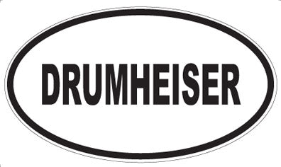 DRUMHEISER - Oval Magnet