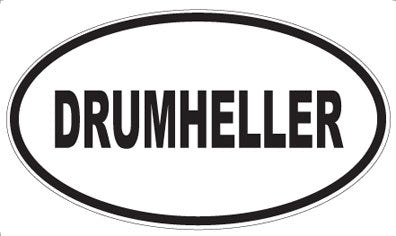 DRUMHELLER - Oval Magnet