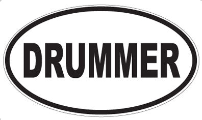 DRUMMER - Oval Magnet
