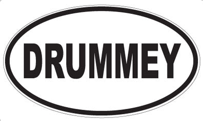 DRUMMEY - Oval Magnet