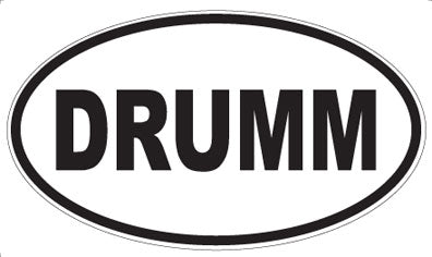 DRUMM - Oval Magnet
