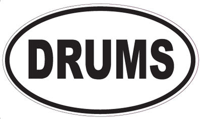 DRUMS - Oval Magnet