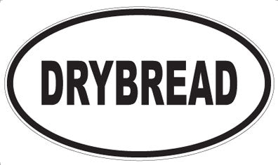 DRYBREAD - Oval Sticker