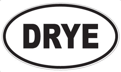 DRYE - Oval Magnet