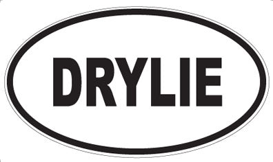 DRYLIE - Oval Sticker
