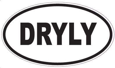 DRYLY - Oval Magnet