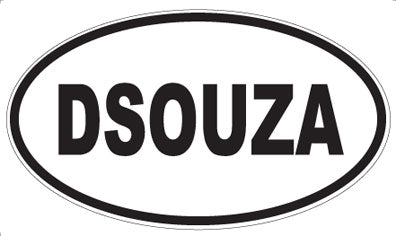 DSOUZA - Oval Magnet