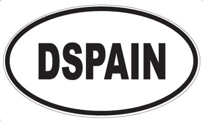 DSPAIN - Oval Magnet
