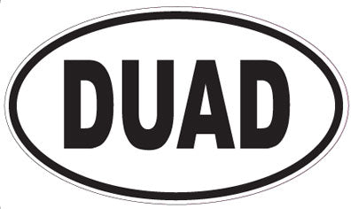 DUAD - Oval Sticker