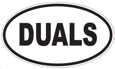 DUALS - Oval Magnet