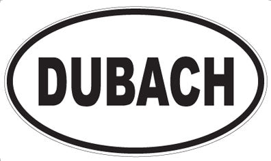 DUBACH - Oval Magnet