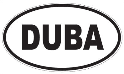 DUBA - Oval Magnet