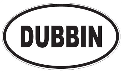 DUBBIN - Oval Magnet