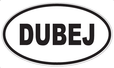 DUBEJ - Oval Magnet
