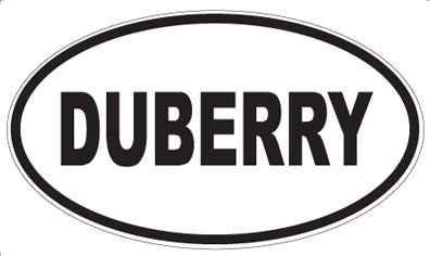 DUBERRY - Oval Magnet