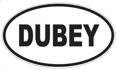 DUBEY - Oval Magnet