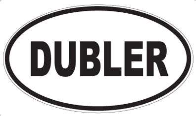 DUBLER - Oval Magnet