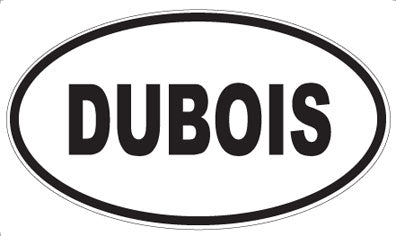 DUBOIS - Oval Sticker