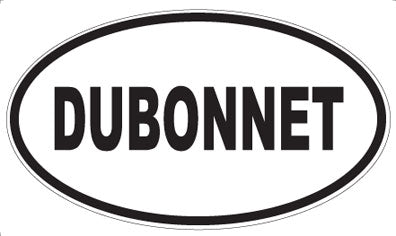 DUBONNET - Oval Magnet
