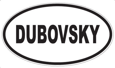 DUBOVSKY - Oval Magnet