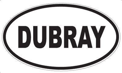 DUBRAY - Oval Sticker