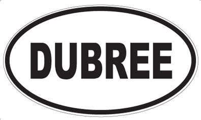 DUBREE - Oval Magnet