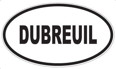 DUBREUIL - Oval Magnet