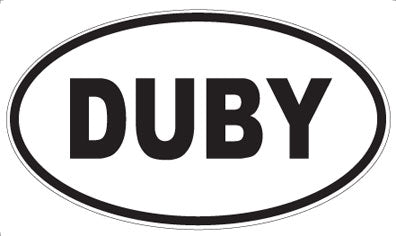 DUBY - Oval Magnet