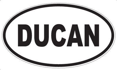 DUCAN - Oval Sticker