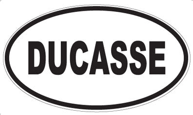 DUCASSE - Oval Magnet