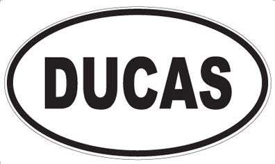 DUCAS - Oval Magnet