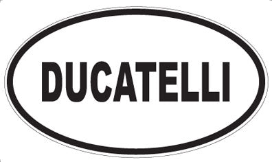 DUCATELLI - Oval Magnet
