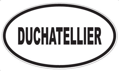 DUCHATELLIER - Oval Sticker