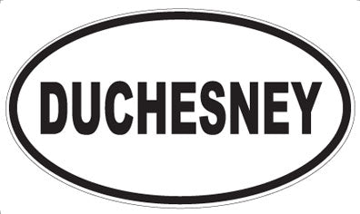 DUCHESNEY - Oval Sticker