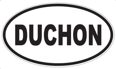 DUCHON - Oval Sticker