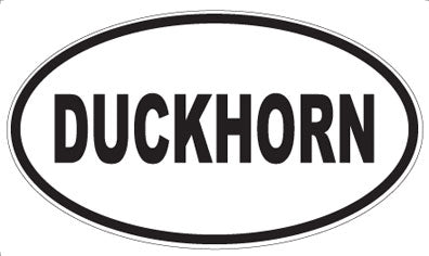 DUCKHORN - Oval Sticker