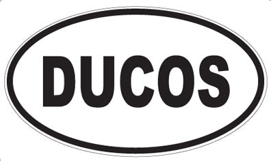 DUCOS - Oval Sticker