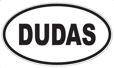 DUDAS - Oval Sticker