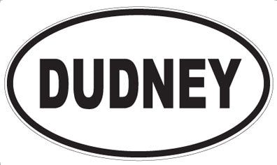 DUDNEY - Oval Sticker