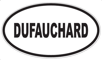 DUFAUCHARD - Oval Sticker