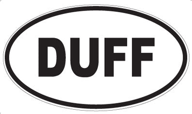 DUFF - Oval Sticker