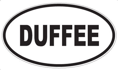 DUFFEE - Oval Sticker