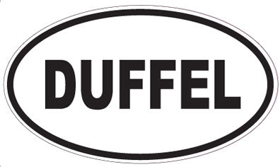 DUFFEL - Oval Sticker