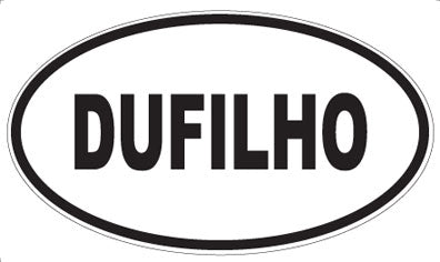 DUFILHO - Oval Sticker