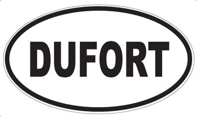 DUFORT - Oval Sticker