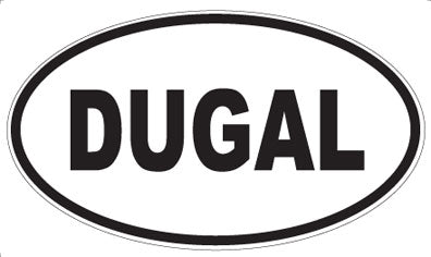 DUGAL - Oval Sticker