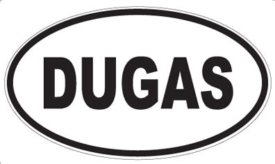DUGAS - Oval Sticker