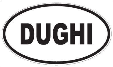 DUGHI - Oval Sticker